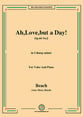 Ah, Love, but a Day!, Op.44 No.2, in f sharp minor Vocal Solo & Collections sheet music cover